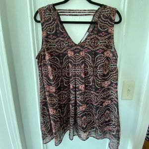 Pretty Pink Printed Blouse